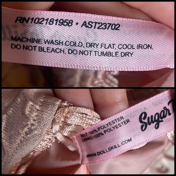 Sugar Thrillz Dolls Kill ‘TEA & CIRCUMSTANCE’ Romper NWT XL - Picture 9 of 12